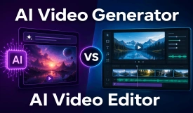 AI Video Generator vs AI Video Editor: What's Actually the Difference?