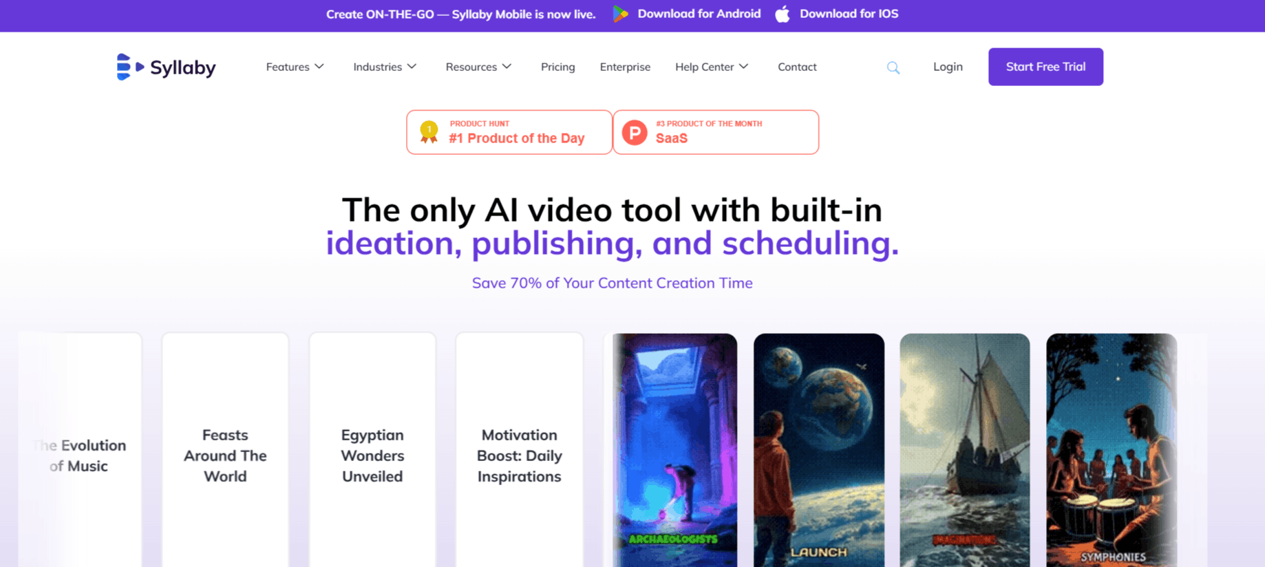 Syllaby AI Website